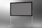celexon Faltrahmen Leinwand Mobil Expert 244 x 137cm, Rückprojektion - Demoleinwand