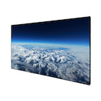 DELUXX Cinema Rahmenleinwand SlimFrame 332 x 186cm, 150" - BRIGHTVISION