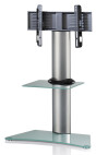 VCM TV Standfuß "Findal" mit Zwischenboden Mattglas VCM TV Standfuß "Findal" mit Zwischenboden Mattglas
