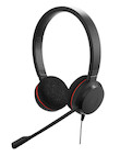 Jabra Evolve 20 UC Duo - Schnurgebundenes Stereo-Headset für VoIP-Softphone