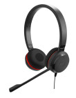 Jabra Evolve 20SE MS Duo - Zertifiziert für Skype for Business StereoHeadset für VoIP-Softphone