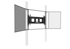 celexon Expert manuelles 2-Säulen-Pylonensystem Adjust-6586W für Displays mit Flügeln