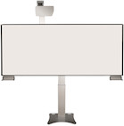 celexon Expert elektrisch höhenverstellbare Pylonentafel Adjust 300 x 120cm PEN