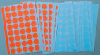 Legamaster Moderationsklebepunkt rot-blau 1040St.