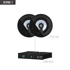 Audac CENTO6.8Z/B Beschallungs-Set, schwarz