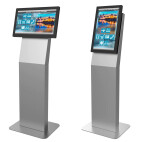 Peerless-AV KIP522-S-EUK – Hoch/Querformatkiosk für 15″ bis 32″ Displays, silber