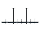 Hagor comPROnents® Menuboard Deckenhalterung für 3 Displays 46-65" Landscape| max. VESA 600x400