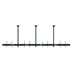 Hagor comPROnents® Menuboard Deckenhalterung für 4 Displays 46-65" Landscape| max. VESA 600x400