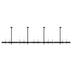 Hagor comPROnents® Menuboard Deckenhalterung für 5 Displays 46-65" Landscape| max. VESA 600x400