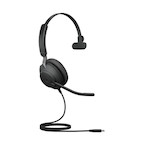 Jabra Evolve2 40 SE - Schnurgebundenes Mono Headset zertifiziert für Microsoft Teams, mit USB-C