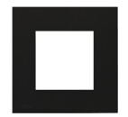 Procab Abdeckrahmen 1-fach, Metallträger, ein 45x45mm Ausschnitt, Verriegelungen, schwarz Procab Abdeckrahmen 1-fach, Metallträger, ein 45x45mm Ausschnitt, Verriegelungen, schwarz