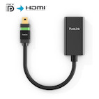 Vorschau: Purelink zertifizierter Aktiver 4K mini DisplayPort / HDMI Portsaver Adapter