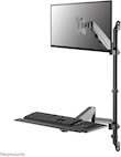 Neomounts WL90-325BL1 wandmontierter Sitz-Steh-Arbeitsplatz