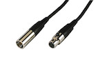 MONACOR MCM-500/SW Mini-Xlr-Verl. (Länge 5 m)