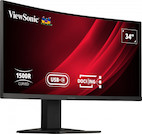 ViewSonic VG3419C 34" VA Monitor, 3440 x 1440 UWQHD, 120Hz, 3ms - Demo