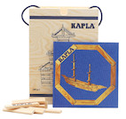 Vorschau: KAPLA® 280er Kasten, Set aus 280 Holzplättchen und einem blauen Buch (Band 2) - Demoware