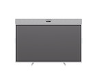 Logitech Rally Board 65 All-In-One Display für Videokonferenzen in Offwhite