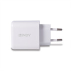 LINDY USB Ladegerät Typ A & C Charger 30W, weiß