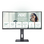 AOC CU34P3CV 34" WQHD gekrümmter VA-Monitor
