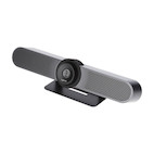 Logitech MeetUp All-in-one Konferenzkamera mit 3840 x 2160 4K UHD, 13 MP, 30 fps & 120° für kleine R