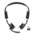 SHOKZ OpenMeet UC Open-Ear-Design Dual Bluetooth Headset | zertifieziert für UC Platformen | mit USB