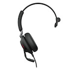 Jabra Evolve2 40 SE - USB-C / A schnurgebundenes Mono Headset | zertifiziert für Microsoft Teams |