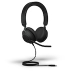Jabra Evolve2 40 SE - USB-C / A schnurgebundenes Stereo Headset | zertifiziert für Microsoft Teams |