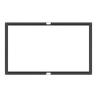 Hagor Cover-Set WH OH24B verwendbar mit WH OH24B und dem Outdoormonitor Samsung OH24B