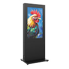 Hagor HP Kiosk 50″ FS Indoorstele zur freien Aufstellung | Einzelhalterung | Portrait-Format | Bilds