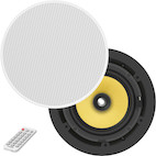 Vision CS-1900P Bluetooth-Aktiv-Deckenlautsprecher | Paar | Weiß |