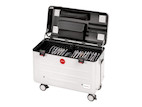 PARAT PARAPROJECT Case TC20 TwinCharge Tabletwagen, inkl. USB-A auf Lightning® / LED-Kabel, weiß