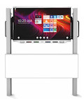 SMF DPBWDUL-D27 Doppelpylonensystem Boden/Wand für 86" Display