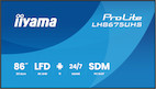 iiyama ProLite LH8675UHS-B2AG 86" 4K Digital Signage Display mit 24/7 Betriebszeit, Android OS, Sign