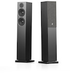 Audio Pro A38 drahtloser Multiroom-Standlautsprecher in Schwarz