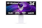 LG UltraGear™ 34GX90SA-W 34" OLED curved Smart-Gaming-Monitor mit 240 Hz, webOS und LG AI