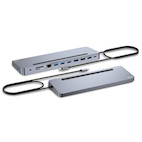 i-tec USB-C Metal Ergonomic 3x 4K Display Docking Station + Power Delivery 100 W