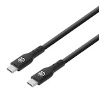 Manhattan USB-C-zu-USB-A-Kabel, Stecker-Stecker, schwarz, 480 Mbit/s (USB 2.0), 1m