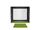 Vorschau: celexon FAIRWAY Professional Golf-Simulator-Abschlagbox 4 × 3 × 3 m mit 4K-Impact-Tuch