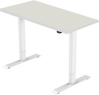 celexon elektrisch höhenverstellbarer Schreibtisch Economy eAdjust-71121 - weiß, inkl. Tischplatte 1