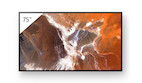 Sony FW-75BZ30P professionelles 75-Zoll-4K-HDR-Display mit Deep Black Non-Glare Standard, flexibler 