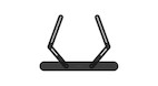 Sanus WSSAFM1 Soundbar-Halterung speziell für Sonos Ray