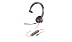 Vorschau: Poly Blackwire 3310 Monaurales Headset - Headset - Plug and Play