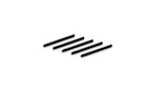 Wacom Stiftspitzen Standard in schwarz, 5er-Pack