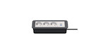 Kindermann CablePort Office frame 4f3xStr1xUSBA/C Tischanschlussfeld 4-fach (3x Strom, 1x Dual-USB)
