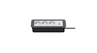 Kindrmann CablePort Office frame 4f 3xStr1xUSBPD Tischanschlussfeld 4-fach mit USB PD