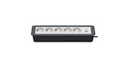 Kindermann CablePort Office frame 6f 5xStr1xUSBPD Tischanschlussfeld 6-fach mit USB PD