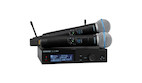 Shure SLXD24D+/B58 2-Kanal-Drahtlossystem mit zwei SLXD2+/B58 Handsendern, Frequenzband: K55
