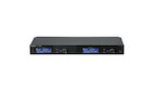 Shure SLXD4QDAN+ 4-Kanal-Empfänger mit Dante-Audio, Frequenzband: G65