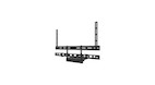 Neomounts AV60-500BL Videobar- und Laptop-Ablage-Kit 43-110"