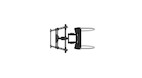 Neomounts WL40S-910BL16 TV-Säulenhalterung 40-70" - volle Bewegung - Durchm. 25-100 cm - 200 x 100 m